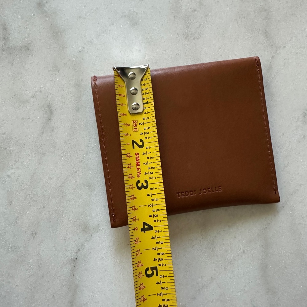 Teddi Joelle-Brown Leather Snap Wallet - Picture 4 of 7
